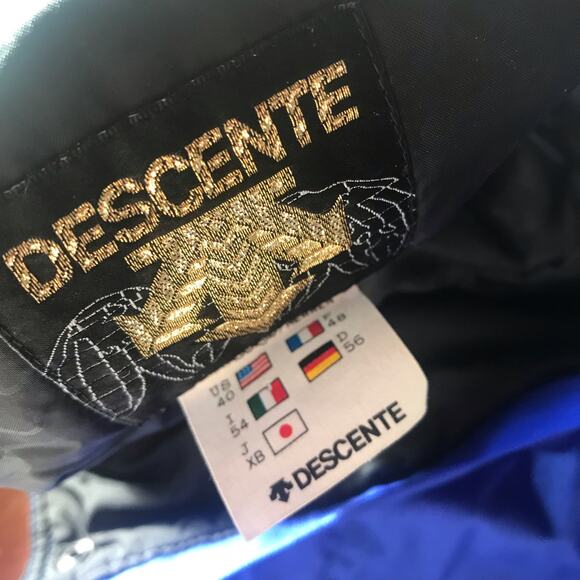 Descente Ski Bib Blue Snow Pants Men’s US Size 40 - Picture 7 of 10